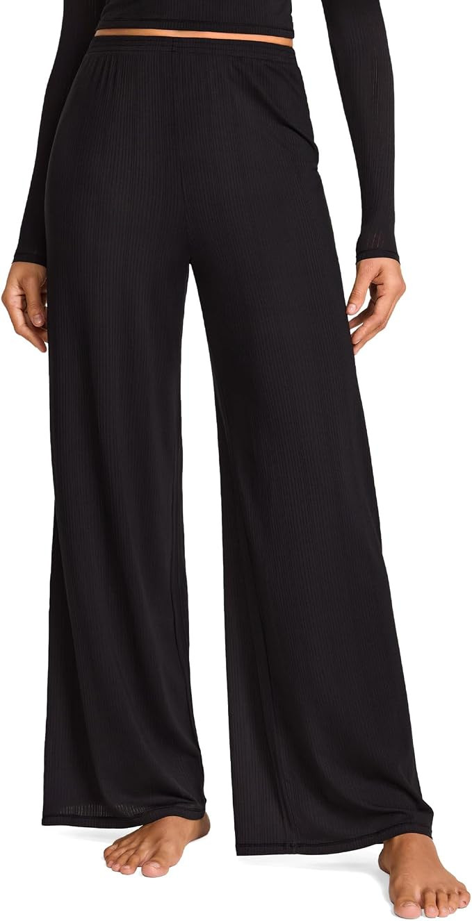 Natrelax Modal Ribbed Pajamas Pants | Amazon (US)
