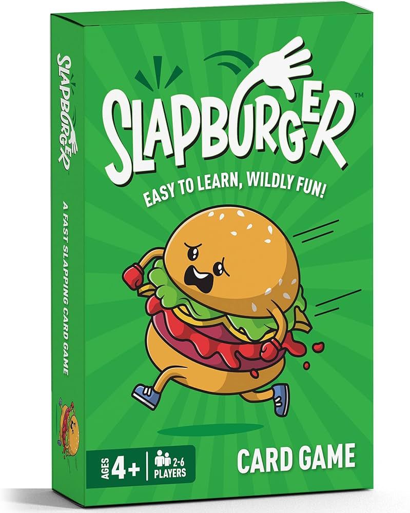 Slapburger Card Games - Fun Family Party Games for Kids & Adults, Ages 4+, 2-6 Players, 15 min | Amazon (US)