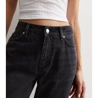 Black Baggy Fit Dad Jeans New Look | New Look (UK)