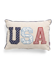 14x20 Americana Patchwork Pillow | Marshalls