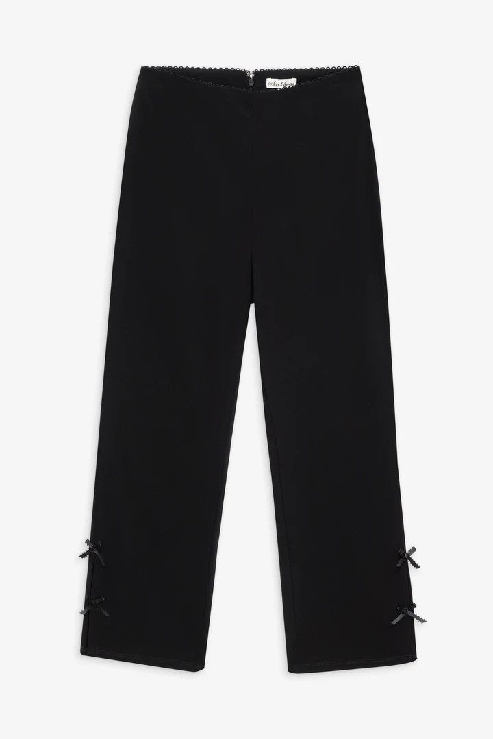 Rina Capri Pant — Black | For Love & Lemons
