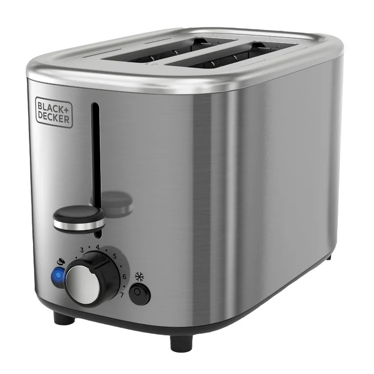 Black & Decker 2 Slice Stainless Steel Toaster | Walmart (US)