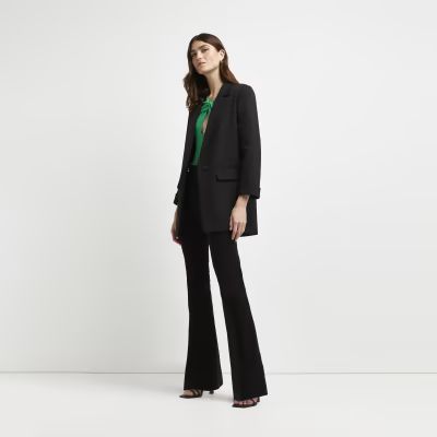 Black oversized blazer | River Island (UK & IE)