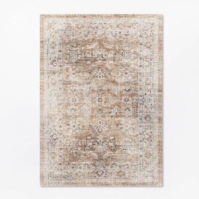 Woven Persian Border Rug Rust - Threshold™ designed with Studio McGee | Target
