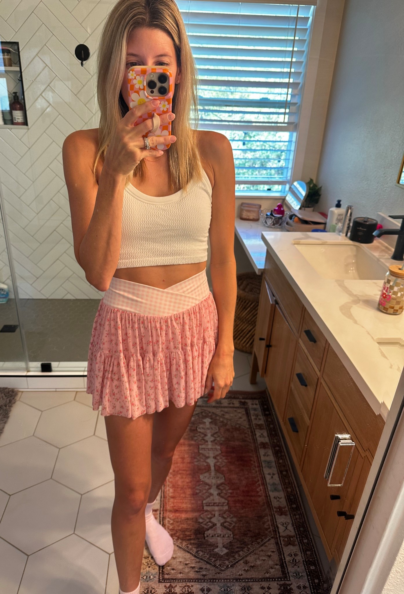 Valentine’s Day skirt, tennis skirt, target, floral skirt, country concert skirt, valentines outfit

#LTKfitnessgoals #LTKValentine #LTKootd