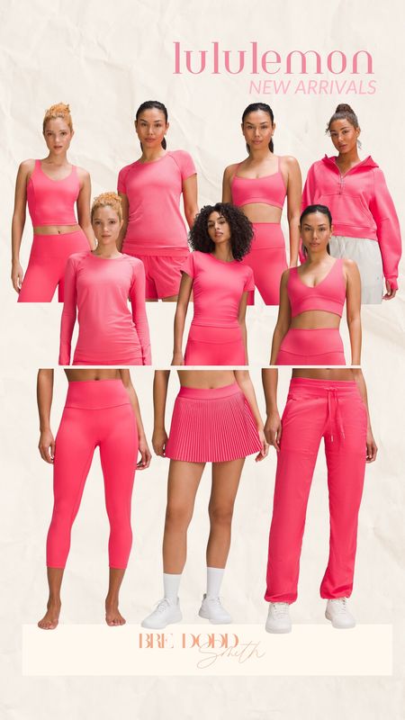 These lululemon new arrivals!! This pink color is SO cute for spring and summer!! 

Lululemon, new arrivals, lululemon finds, lululemon leggings, lululemon workout tops, lululemon short sleeve tops 

#LTKfitness #LTKstyletip #LTKSeasonal