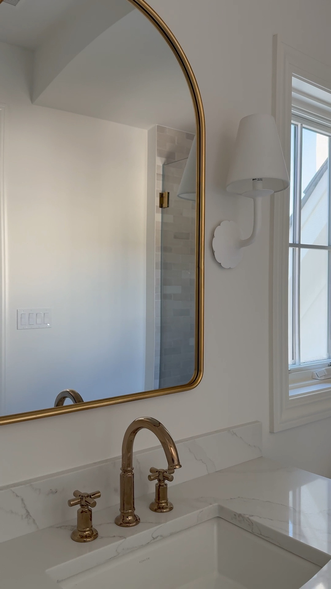 Sharing sources from my daughter‘s bathroom, including these pretty brass plumbing fixtures and cute Target accessories!

#LTKHome
