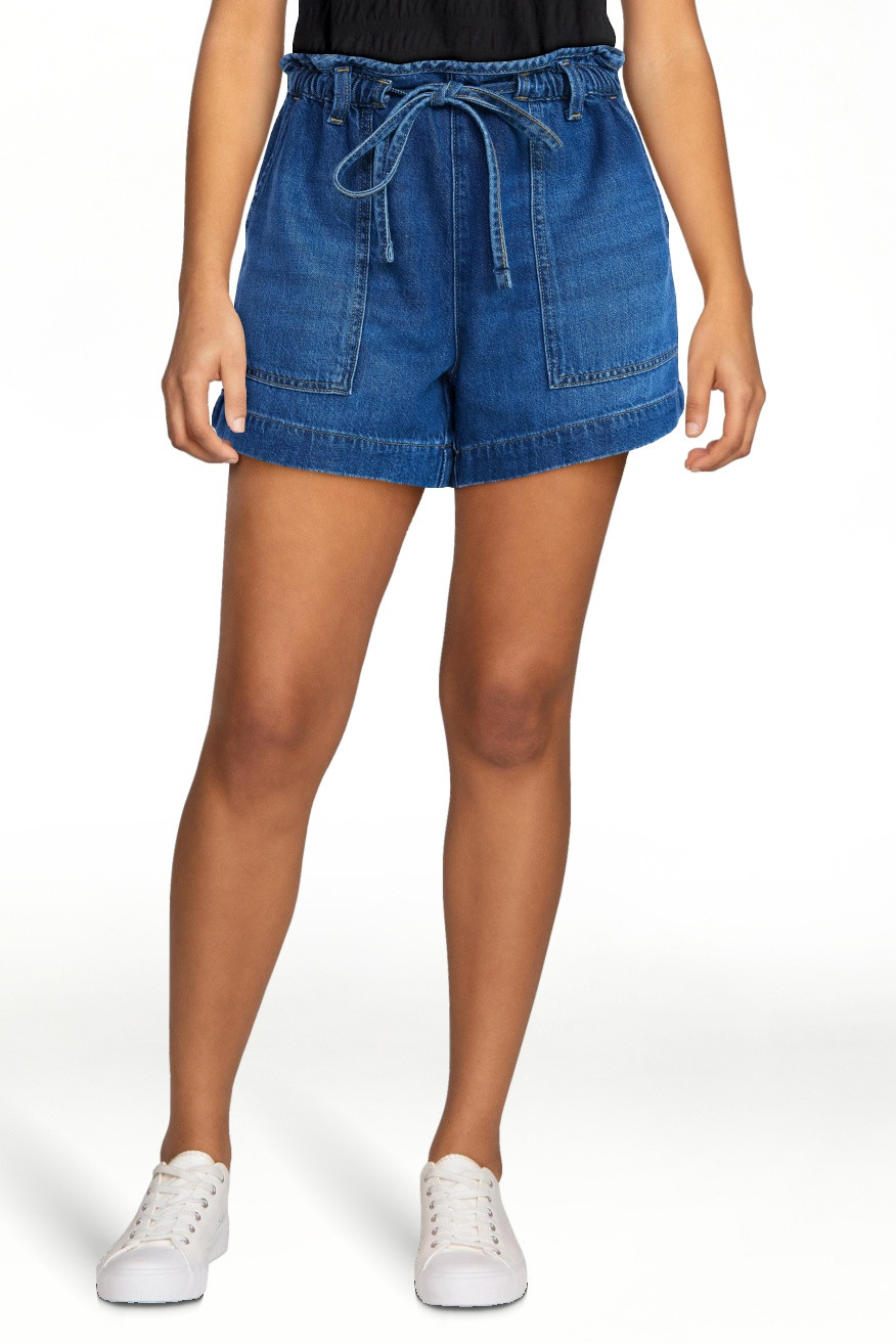 Time and Tru Women's Drapey Utility Shorts, 4" Inseam, Sizes XS-XXXL | Walmart (US)