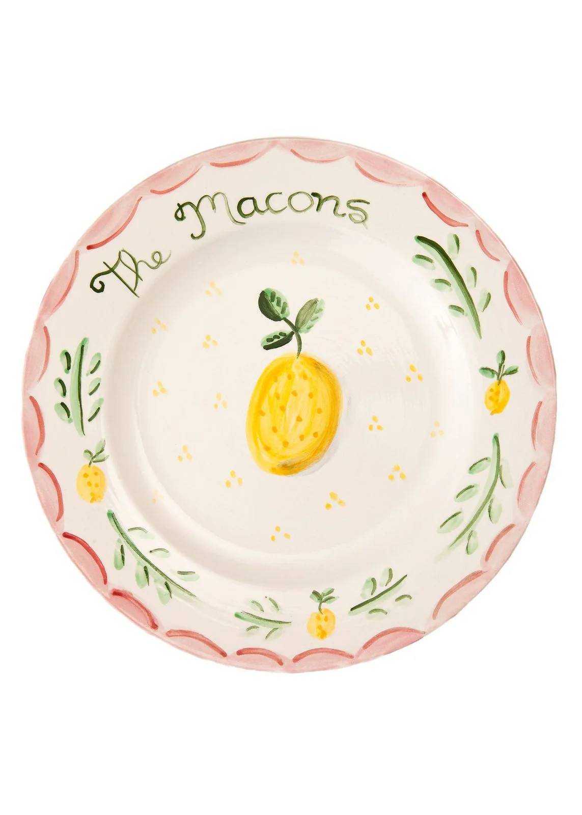 Lemon Plate, 10" | Over The Moon