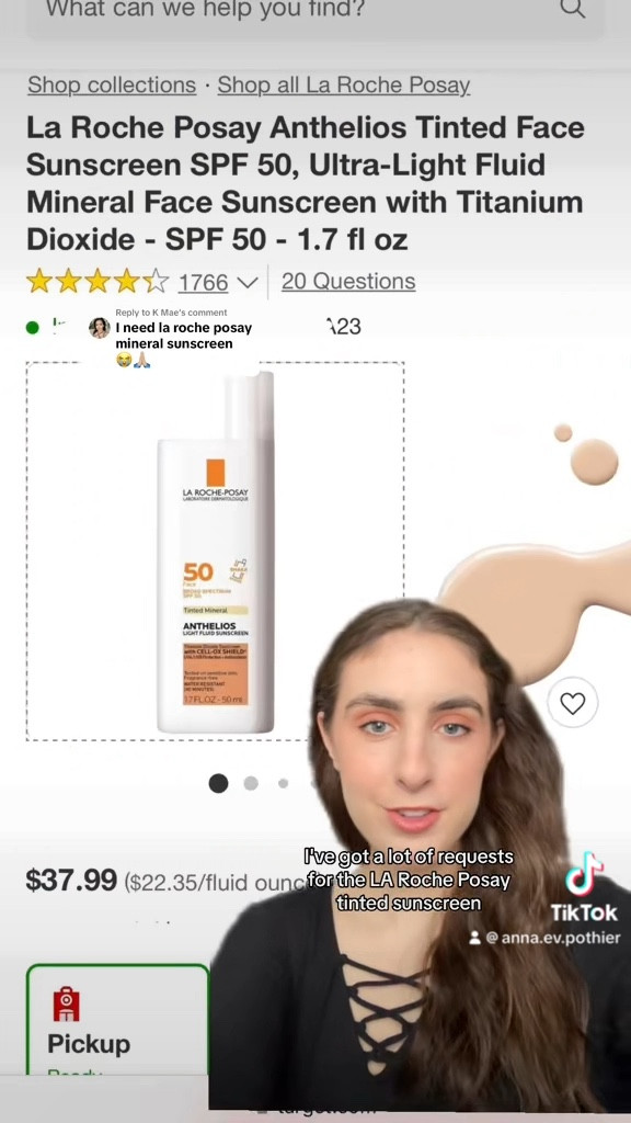 This is this la roche posay anthelios tinted spf 50, undefined beauty r&r tinted sun sreum 

#LTKbeauty