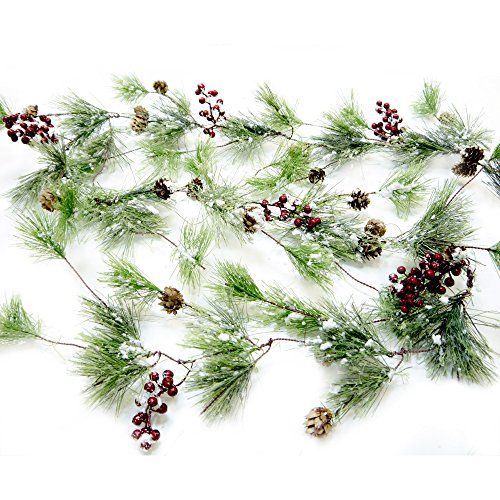 CraftMore Smokey Pine Garland 6 Feet | Amazon (US)