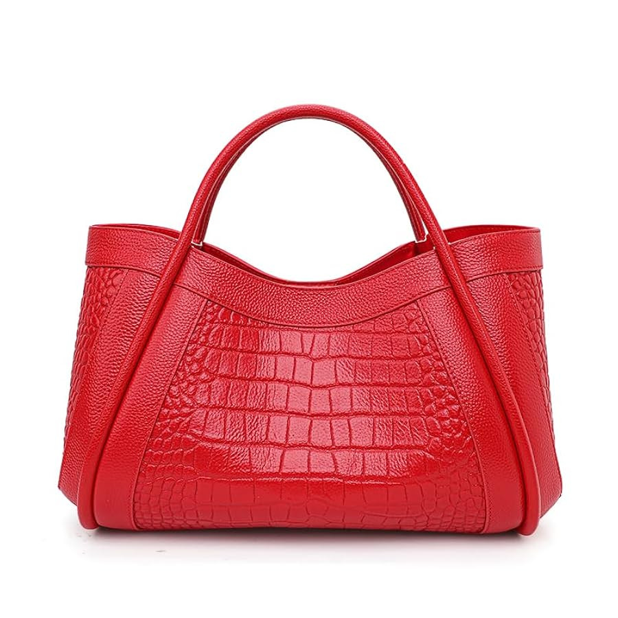 Genuine leather Head First-layer cowhide portable single shoulder women's bag diagonal span large... | Amazon (US)