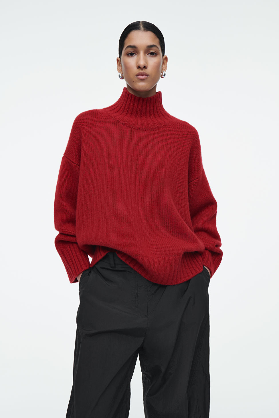 CHUNKY PURE CASHMERE TURTLENECK JUMPER
                        
						£250
	                    ... | COS UK