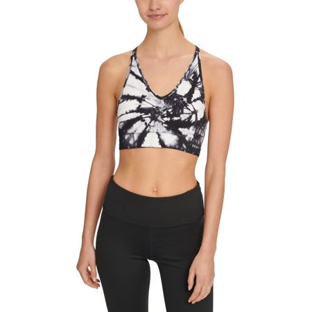 DKNY Womens Seamless Tie Dye Racerback Sports Bra | Walmart (US)
