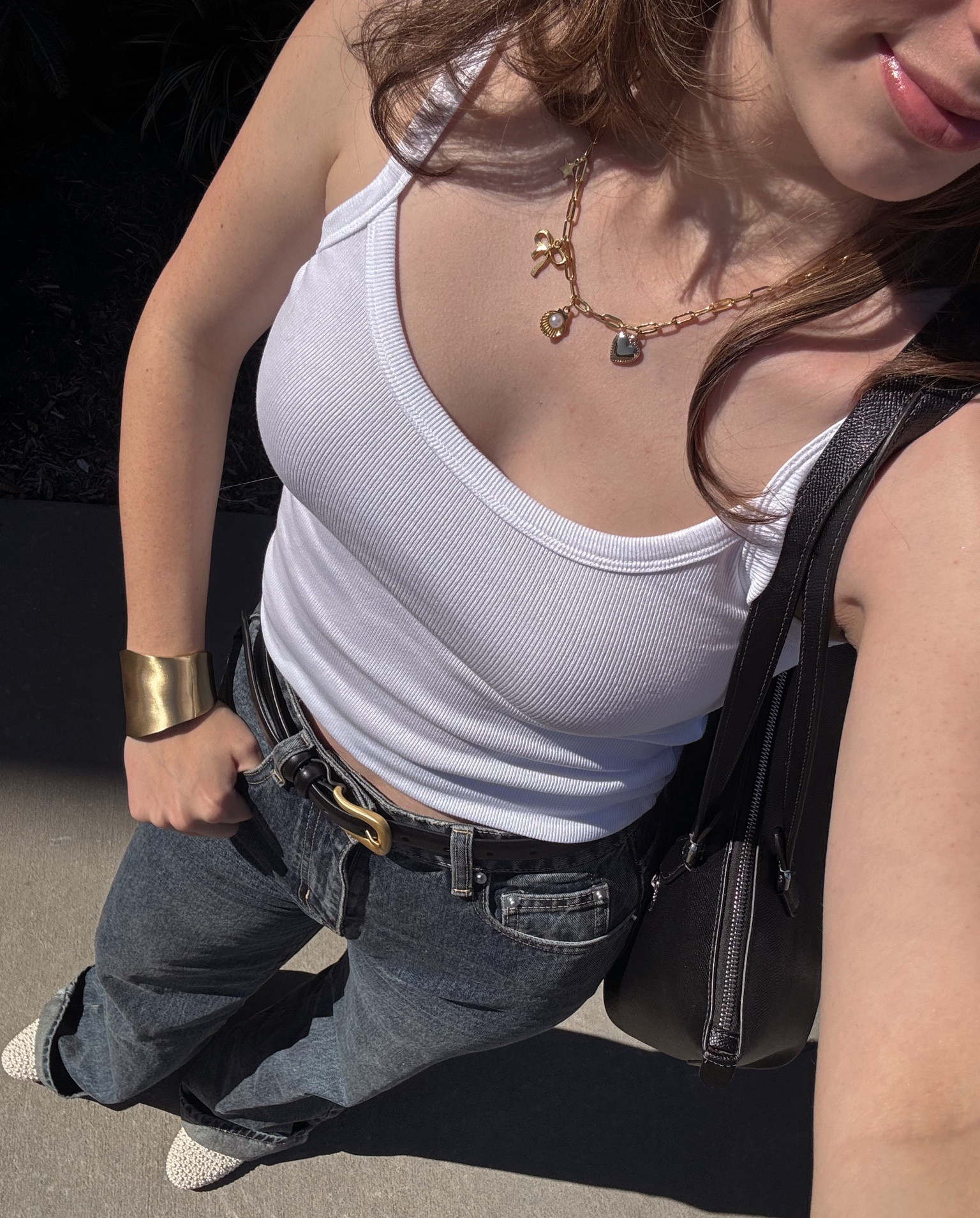 Outfit for class 10/22✨ Loving the gold accents!!!☀️

#LTKStyleTip #LTKFindsUnder50 #LTKSeasonal