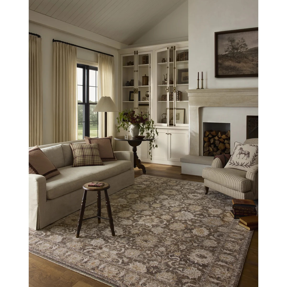 Chris Loves Julia x Loloi Doris Granite / Clay Area Rug | Wayfair North America