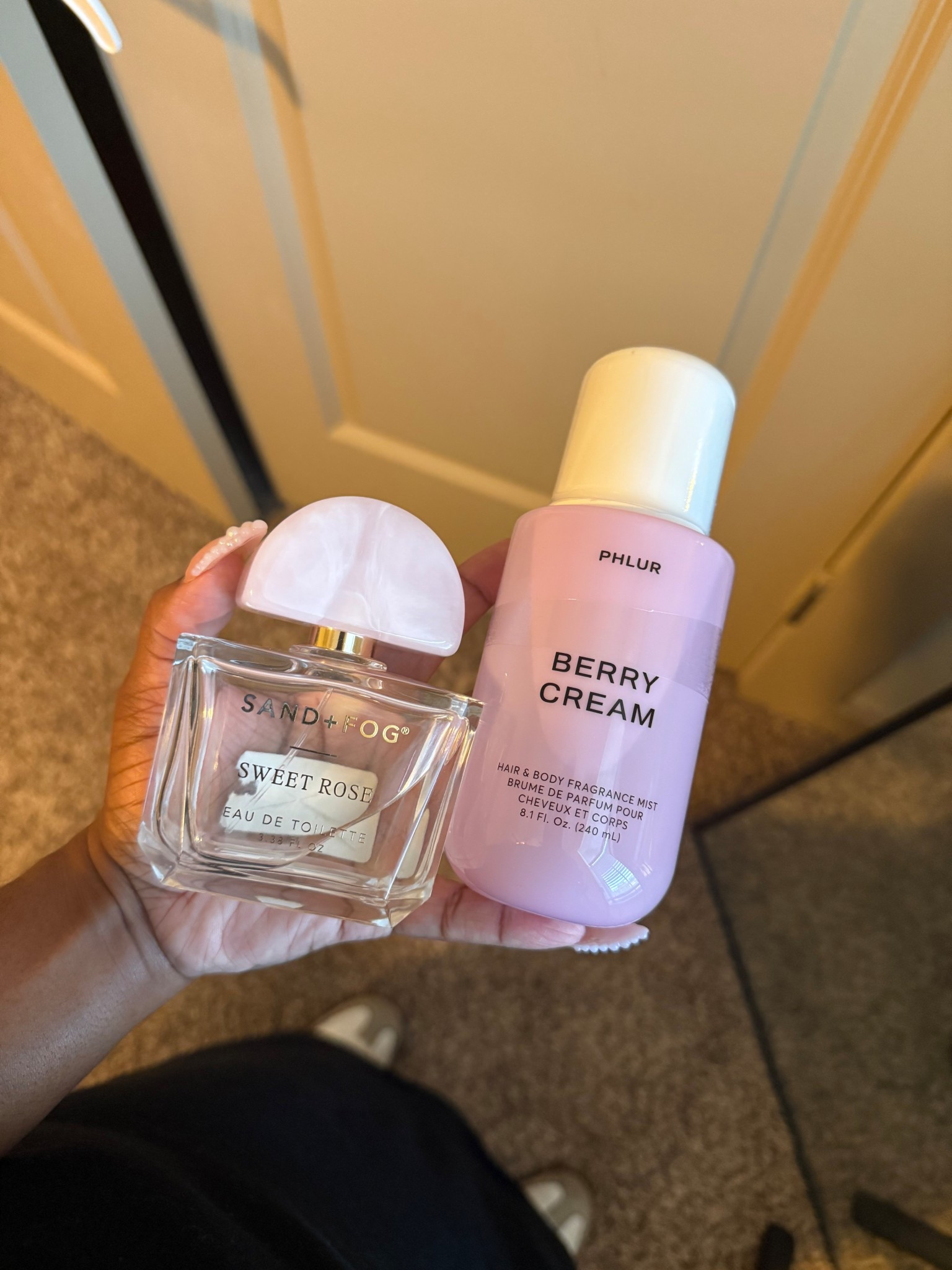 These two together smell so good ! The Berry cream  layers so well with EVERYTHING 