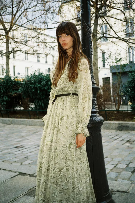 RUFFLED PRINTED DRESS | Zara UK