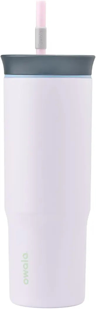 Owala Stainless Steel Travel Tumbler 24 oz Grey/Purple Bunny Hop | Amazon (US)