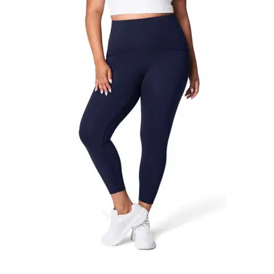 SPANX® SPANXshape™ Booty Boost® 7/8 Leggings in Deep Azure at Nordstrom, Size Small | Nordstrom
