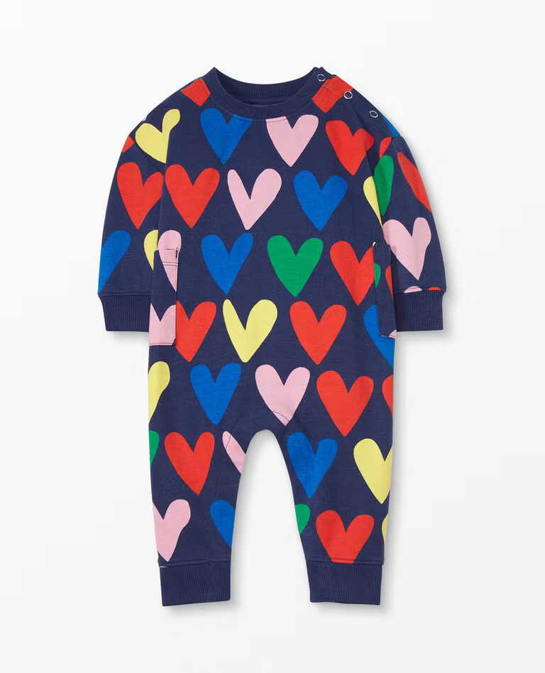 Baby Romper In Organic French Terry | Hanna Andersson