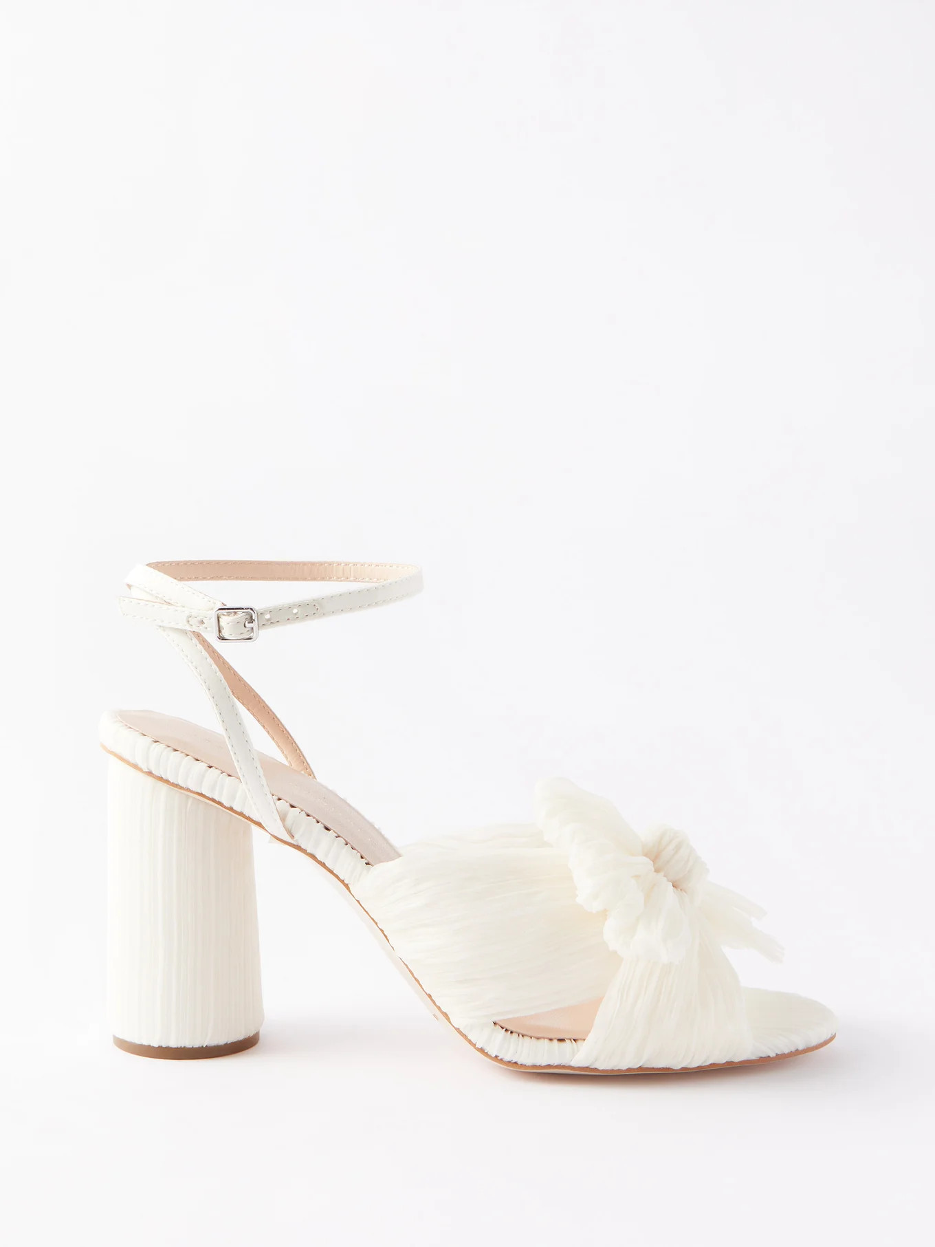 Camellia 90 pleated-organza sandals | Matches (UK)