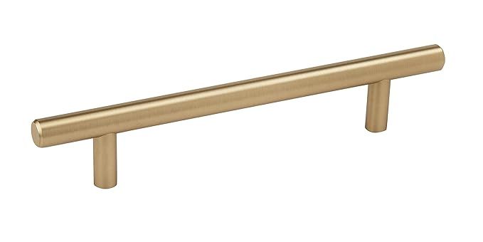 Amerock BP40517BBZ Bar Cabinet Pull, 5-1/16 in (128 mm) Center-to-Center Golden Champagne | Amazon (US)
