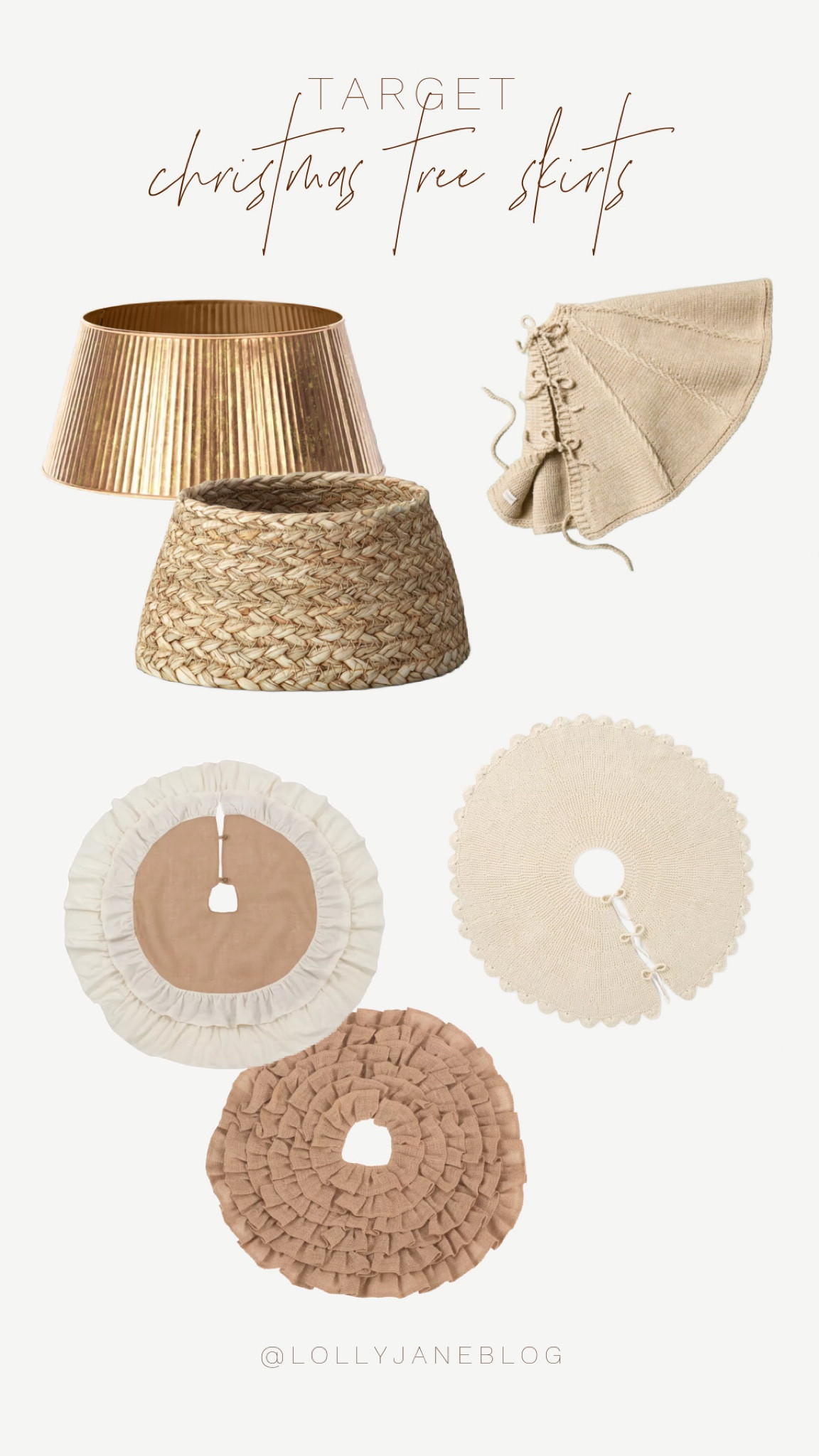 Target Christmas tree skirt finds! 🎄🫶🏻

Get ready to elevate your holiday decor! Target's stunning collection of Christmas tree skirts features unique wicker designs and charming ruffles that add a touch of elegance to your festive vibe. Whether you love a classic look or want to make a bold statement, there’s a skirt for every style! Don’t miss out—snag your favorites before they’re gone! ✨ #TargetFinds 

#LTKHoliday #LTKSeasonal #LTKHome