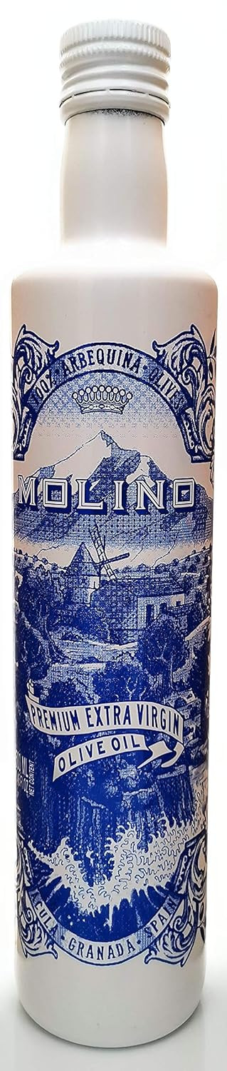 Molino 100% Arbequina Extra Virgin Olive Oil from Spain, 500ml bottle | Amazon (US)