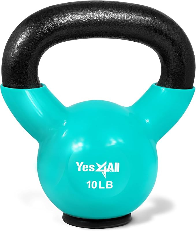 Yes4All Kettlebells Rubber Base, Kettlebell Set for Women, Strength Training Kettlebells Weights ... | Amazon (US)
