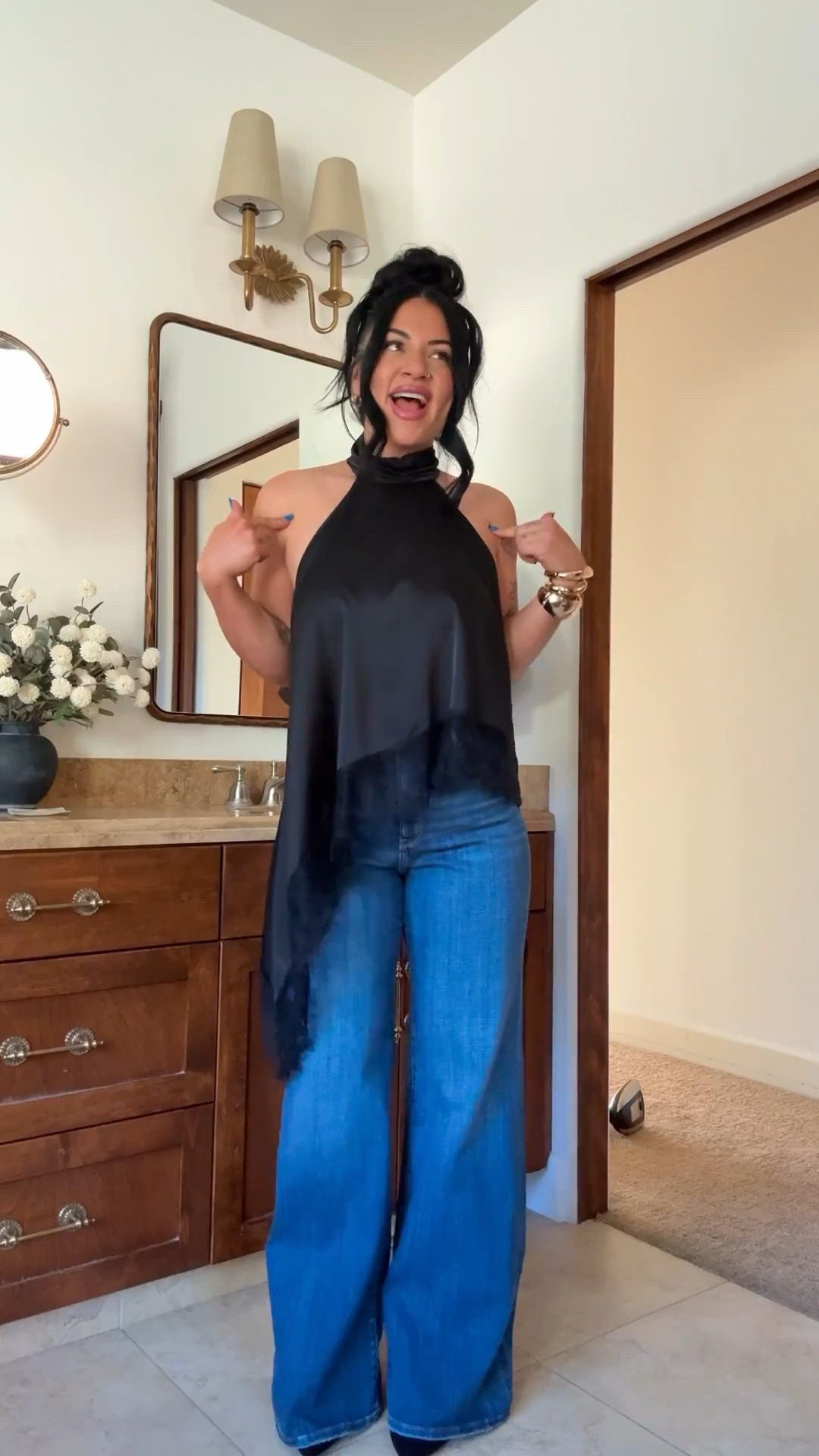 wearing a size large in the top & 12 in jeans!

Amazon, Amazon favs, Amazon tops, date night outfit, prime day, Amazon prime day, tori block

#LTKgrwm #LTKootd #LTKSeasonal