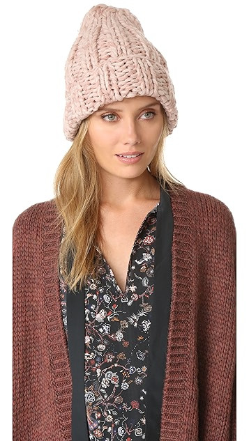 Back to Basic Chunky Rib Beanie | Shopbop