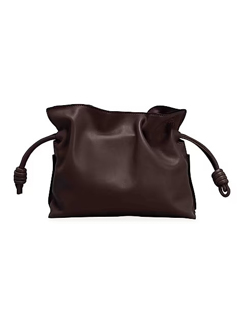 Loewe Flamenco Mini Leather Clutch | Saks Fifth Avenue
