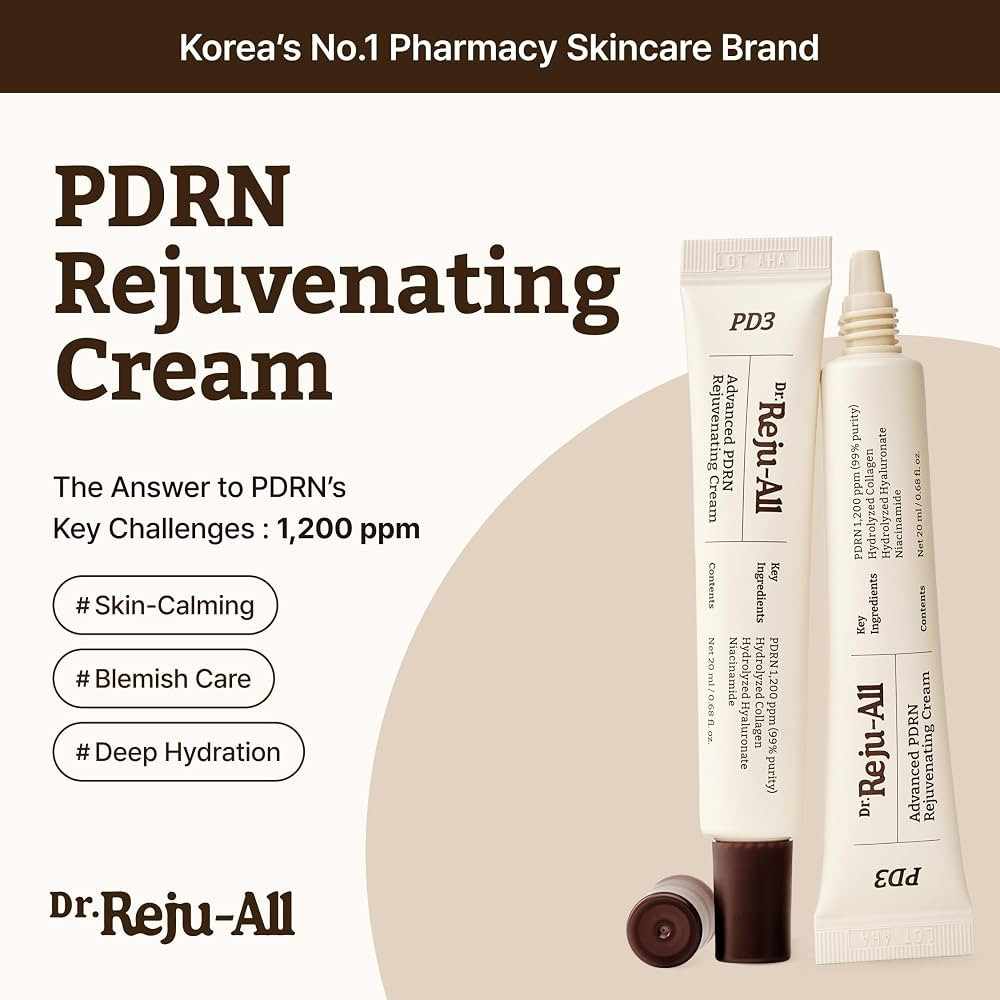 Dr.Reju-All Advanced PDRN Rejuvenating Cream 0.7 Fl Oz | Amazon (US)
