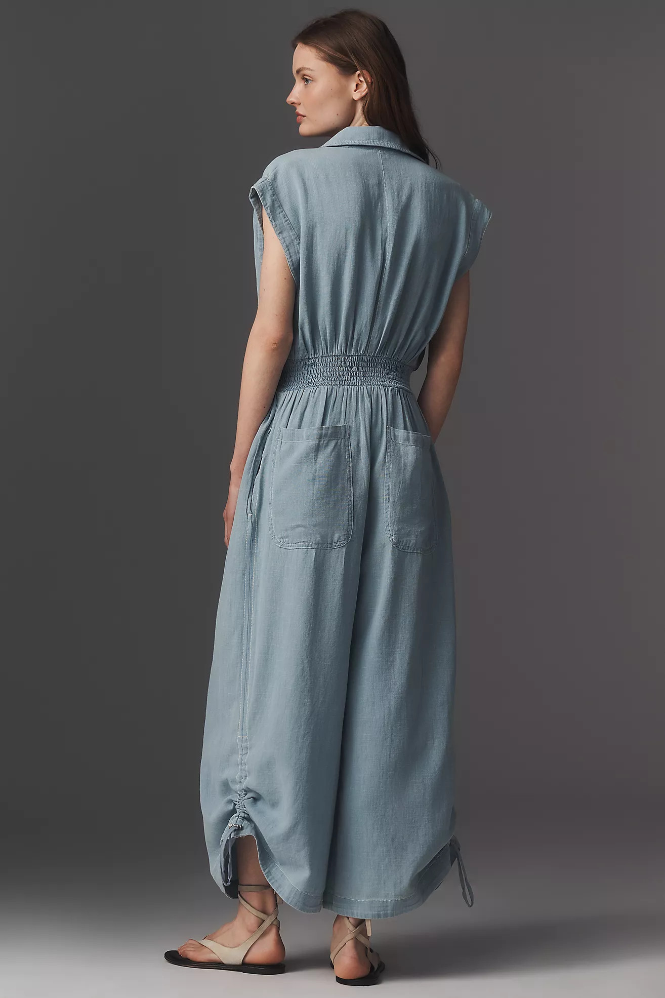 100% Cotton Wide Leg Jumpsuit | Anthropologie (US)