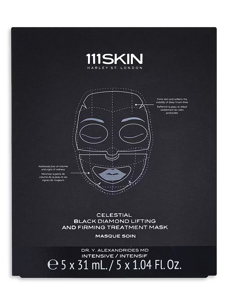 Women's Celestial Black Diamond Lifting & Firming 5-Piece Facial Mask Set | Saks Fifth Avenue