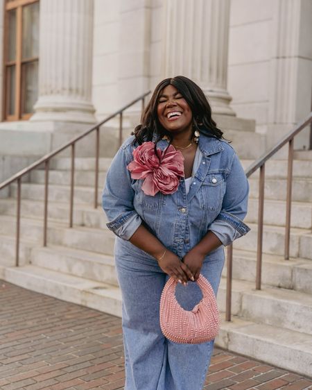 This denim on denim look is such a statement. From the accessories to the fit, this outfit is unforgettable! I mean, look at that cutie flower on my jacket💐 Obsessed.

plus size fashion, denim on denim, spring outfit inspo, summer vacation, plus size fashion, fashion trends, two piece, mid size, plus size

#LTKsalealert #LTKplussize #LTKfindsunder100
