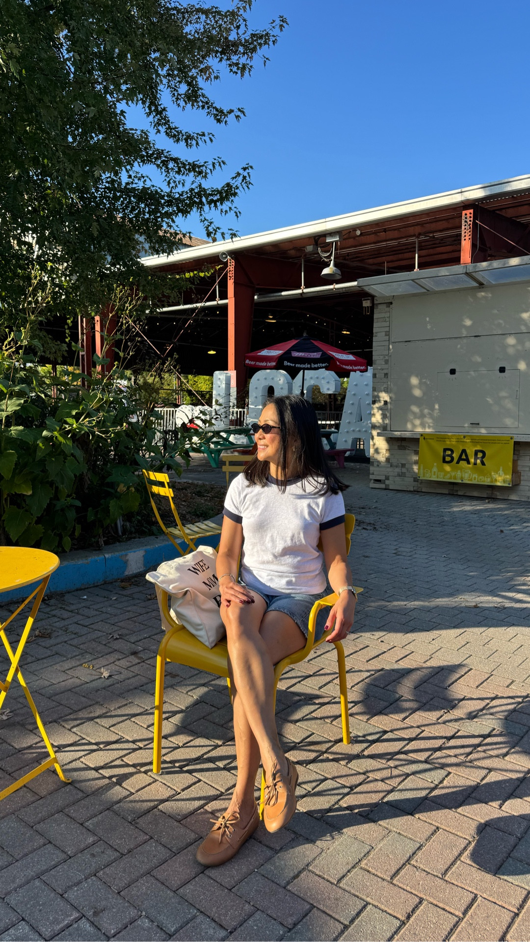 Skims baby tee, slim Sperry, denim
Shorts

#LTKpetite #LTKcanada