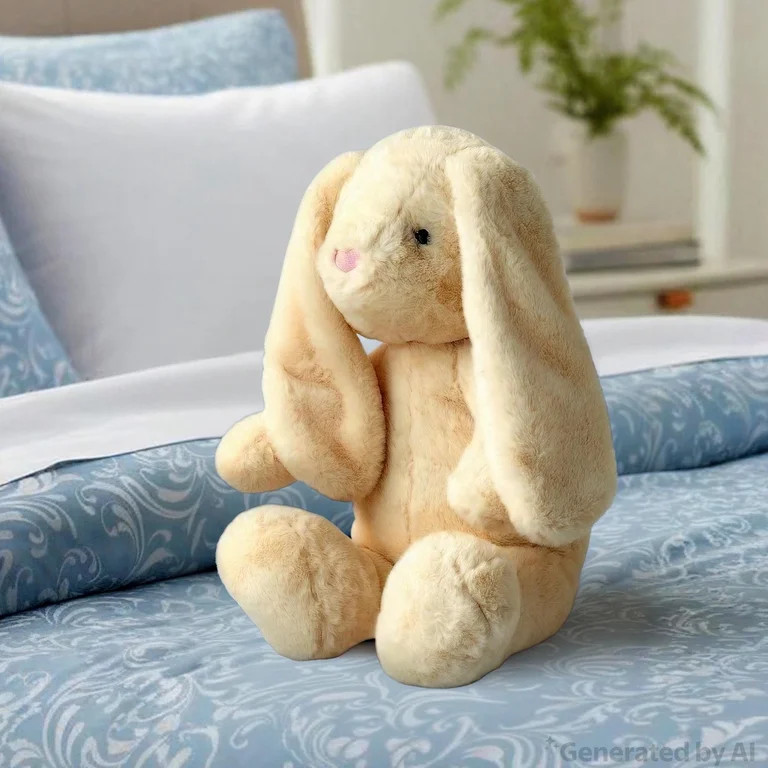Large Bunny Plush, Tan, 22", Easter by Way To Celebrate | Walmart (US)