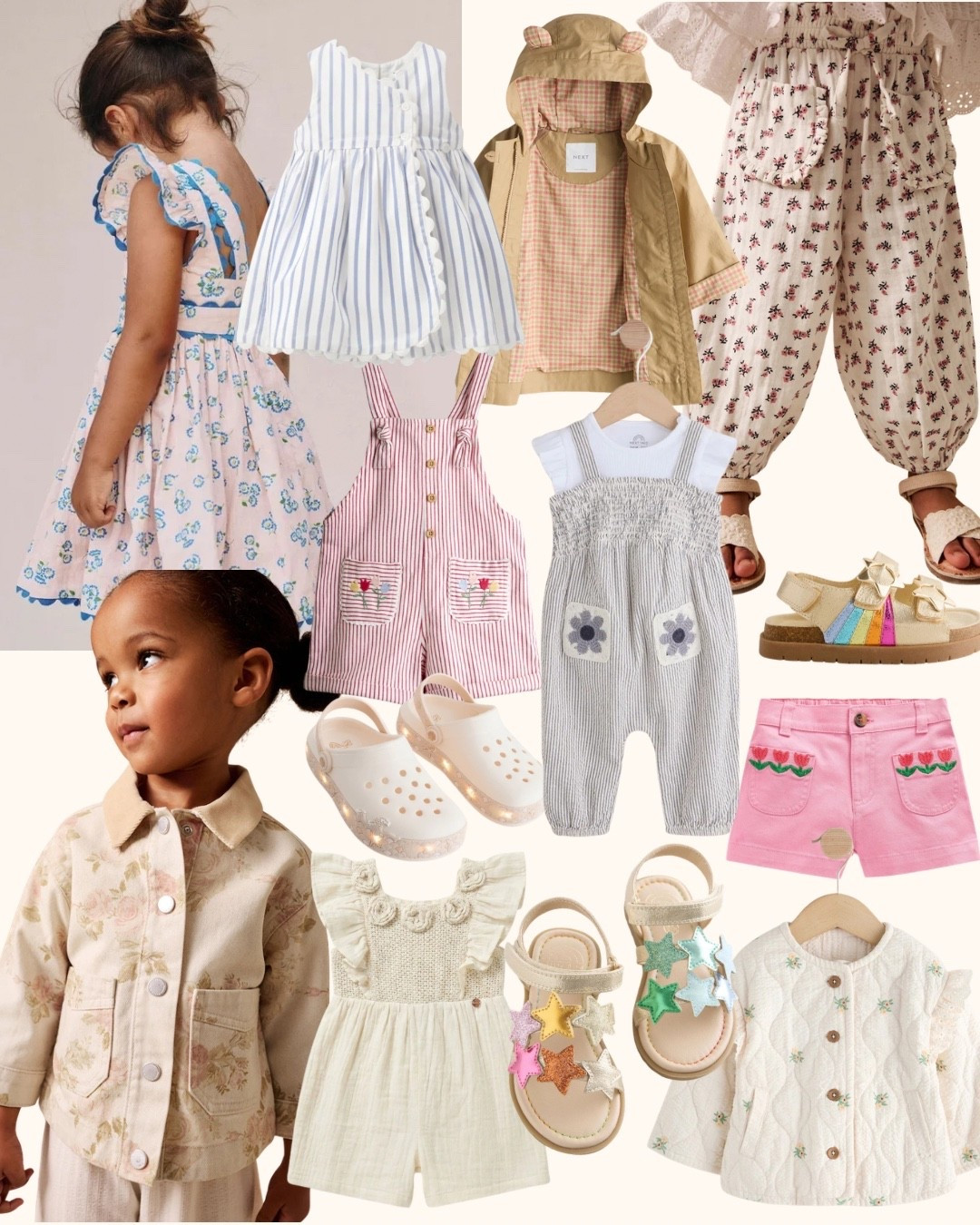 A fresh mix of sweet florals, soft stripes, and playful details for spring. Everything here is from Next US, making it easy to build a charming little wardrobe for the season ahead. 🌸

#LTKBaby #LTKKids