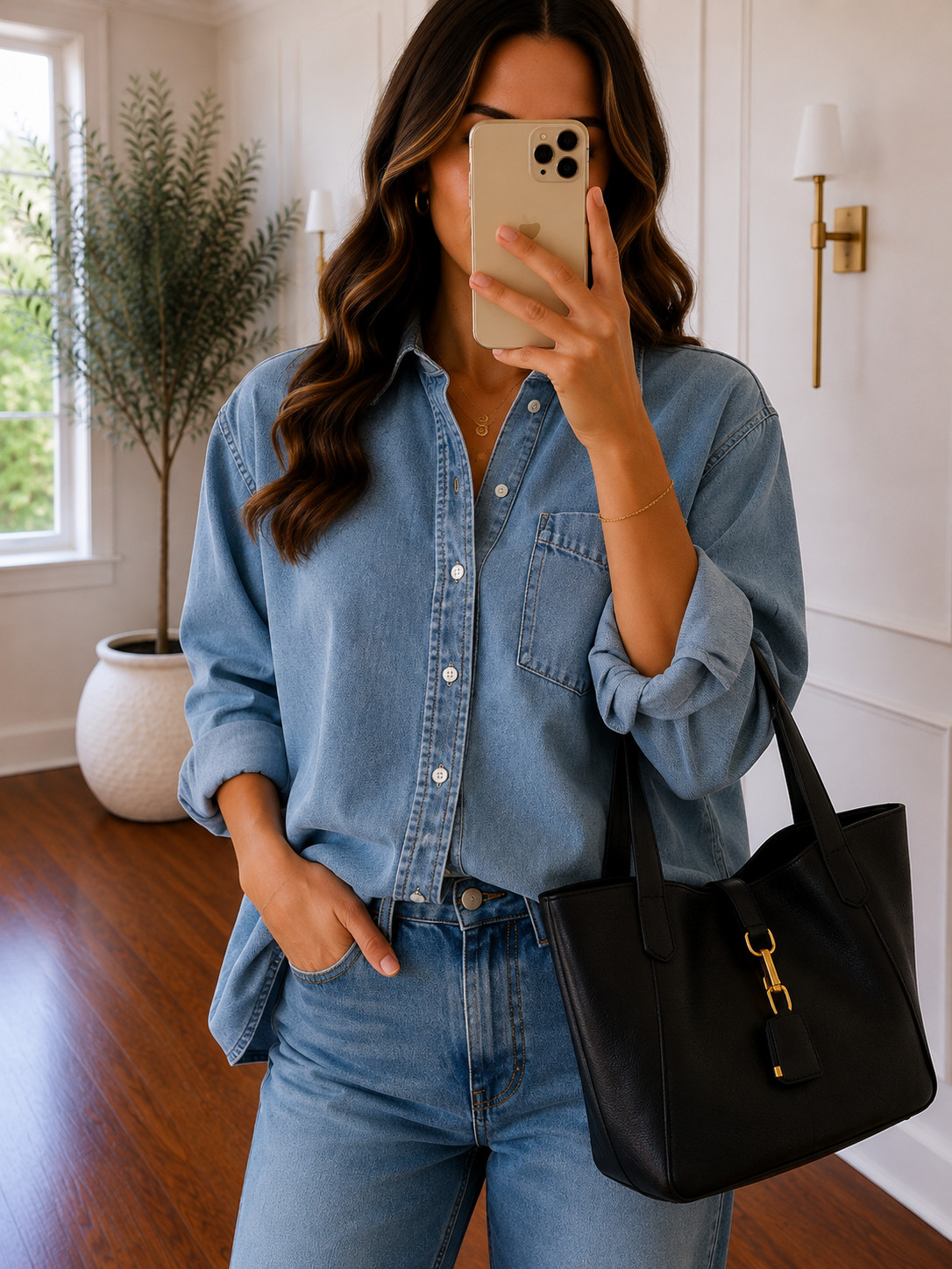 My favorite go-to denim shirt for fall is on sale! 🤎🍂 This Gap Factory denim button-down is such an easy wardrobe staple and right now it’s only $35! I love it for an effortless denim-on-denim look, but it’s also so cute with trousers, leggings, or layered over a simple tee.

Even better—Gap Factory is 50% off right now! I linked this denim shirt along with a few of my other favorite finds from the sale. Such a good time to grab those fall wardrobe staples! ✨

#GapFactory #GapFactoryStyle #GapFactoryFinds #GapSale #FallFashion #FallStyle #FallOutfit #DenimShirt #DenimOnDenim #FallWardrobe #WardrobeStaples #EverydayStyle #CasualStyle #MomStyle #LTKStyle #LTKFinds #LTKSaleAlert #FallFinds 

 #LTKSeasonal #LTKOver40 #LTKSaleAlert