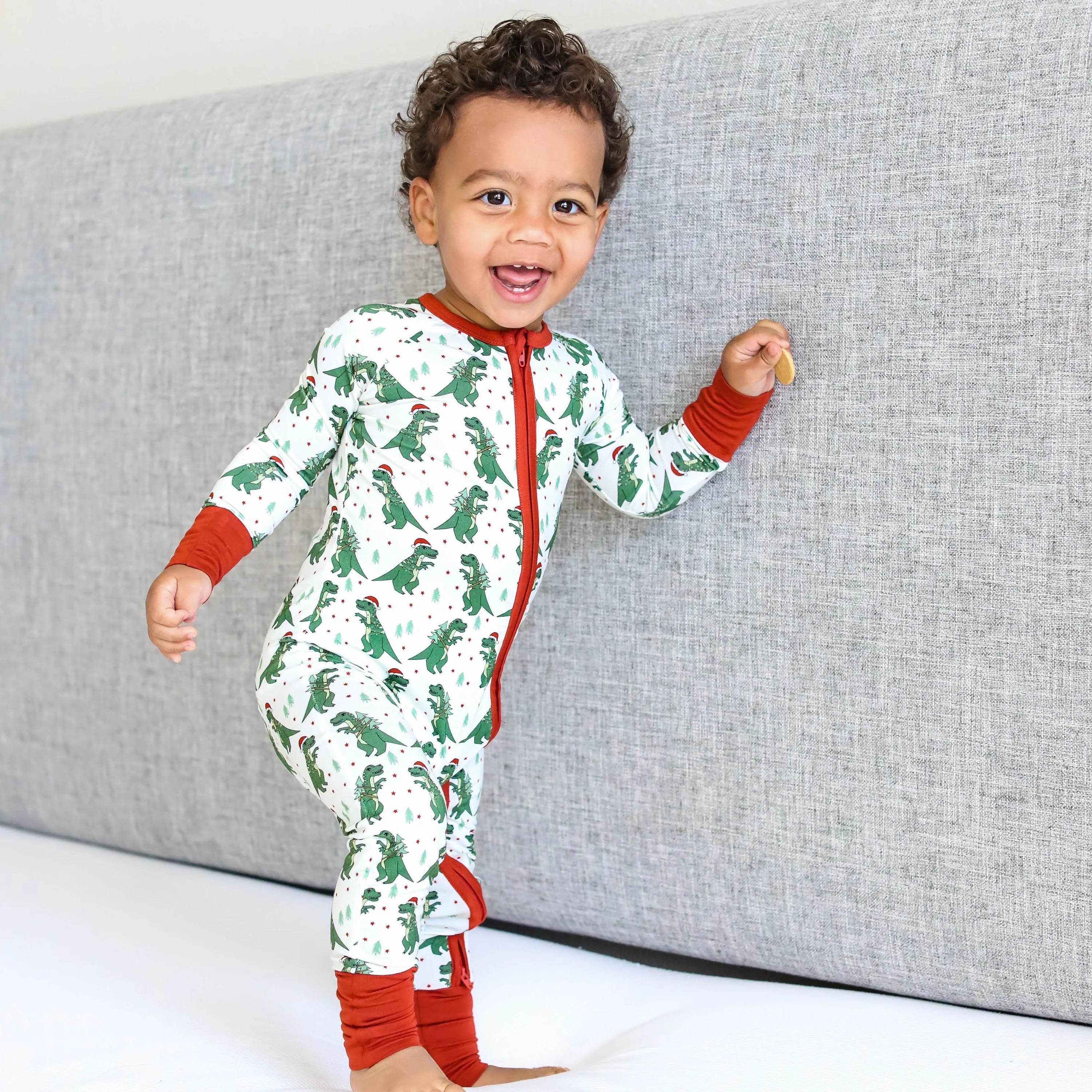 ROARING CHRISTMAS DREAM ROMPER | Dream Big Little Co.