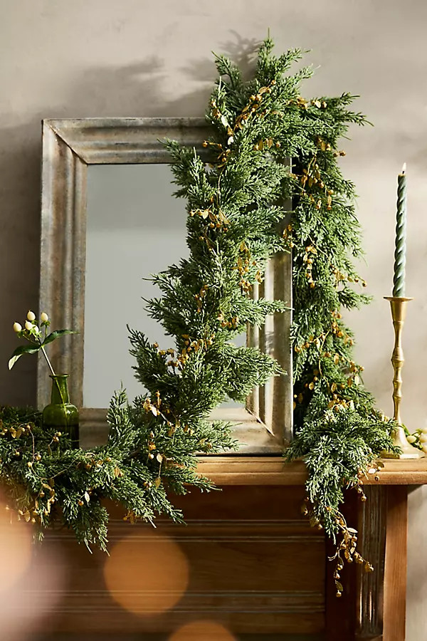 Faux Juniper Garland, 6'-15' | Anthropologie (US)