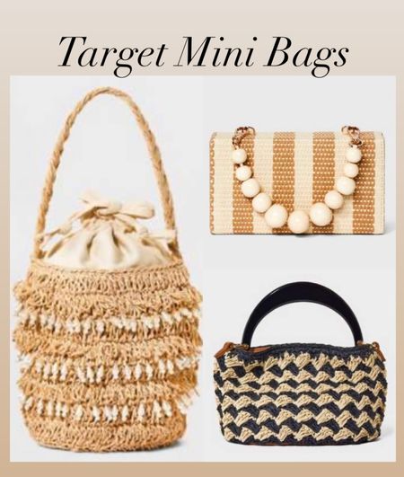 Mini bags, summer outfit 

#LTKGiftGuide #LTKItBag #LTKSeasonal
