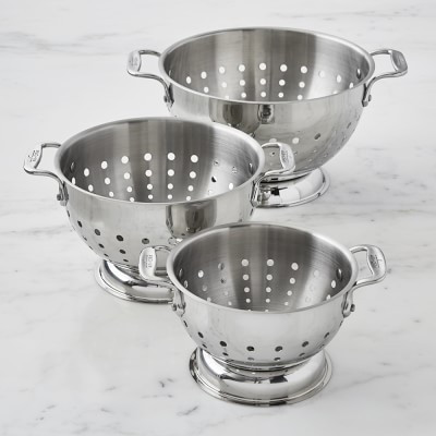 All-Clad Stainless-Steel Colanders | Williams-Sonoma