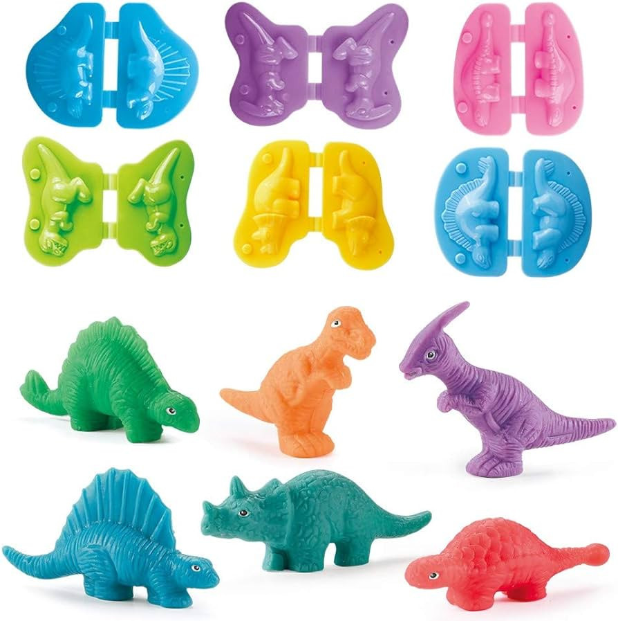 VConejo Color Dough Toys Dinosaur World Dough Set Creations Tools for Kid 2-4-8 Years with Animal... | Amazon (US)