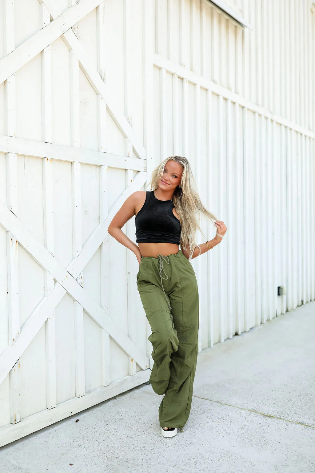 Carly Cargo Pant - Olive | cocolillys