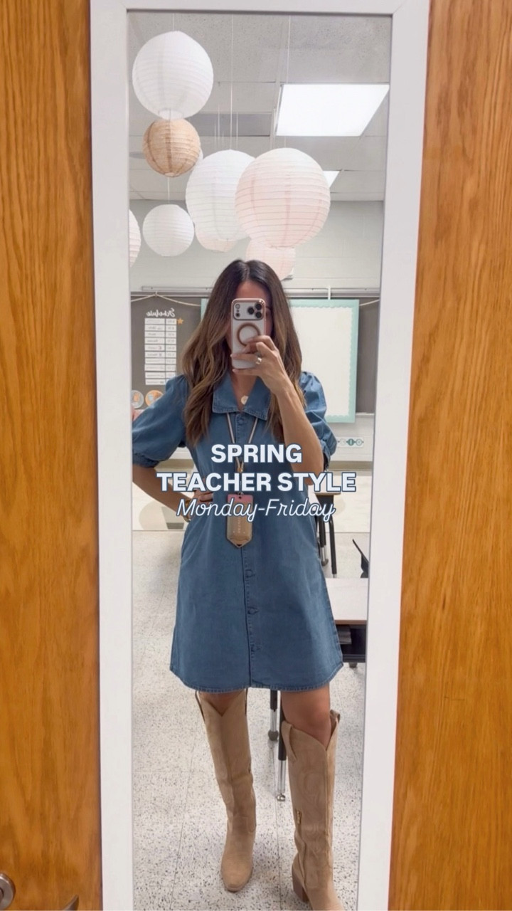A week of spring outfits from a 1st grade teacher 💕✏️

OOTW, teacher outfits, Amazon finds, casual workwear 

#LTKSeasonal #LTKootd #LTKWorkwear
