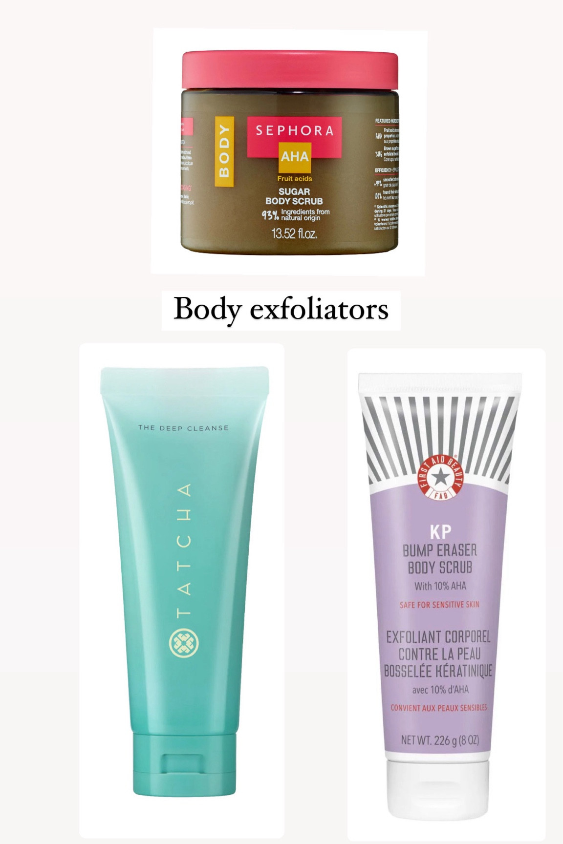 Body exfoliators - helps with making shaving easier, especially important during summer 

#LTKtravel #LTKsummer #LTKcanada
