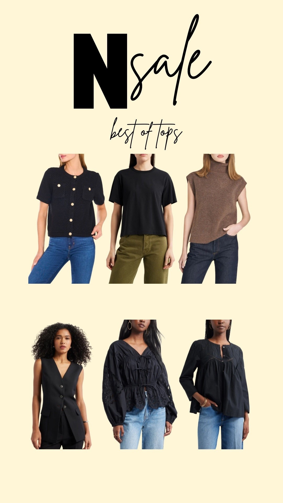 A few great top options for ya! Great basics for fall and winter ❄️ 

#nsale #nordstromsale #nsaletops

